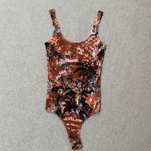 Crush Velvet Body Suit